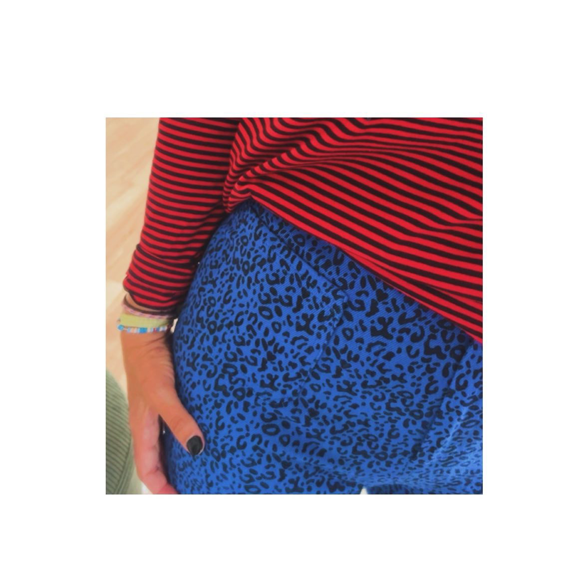 Pantalón culotte animal print