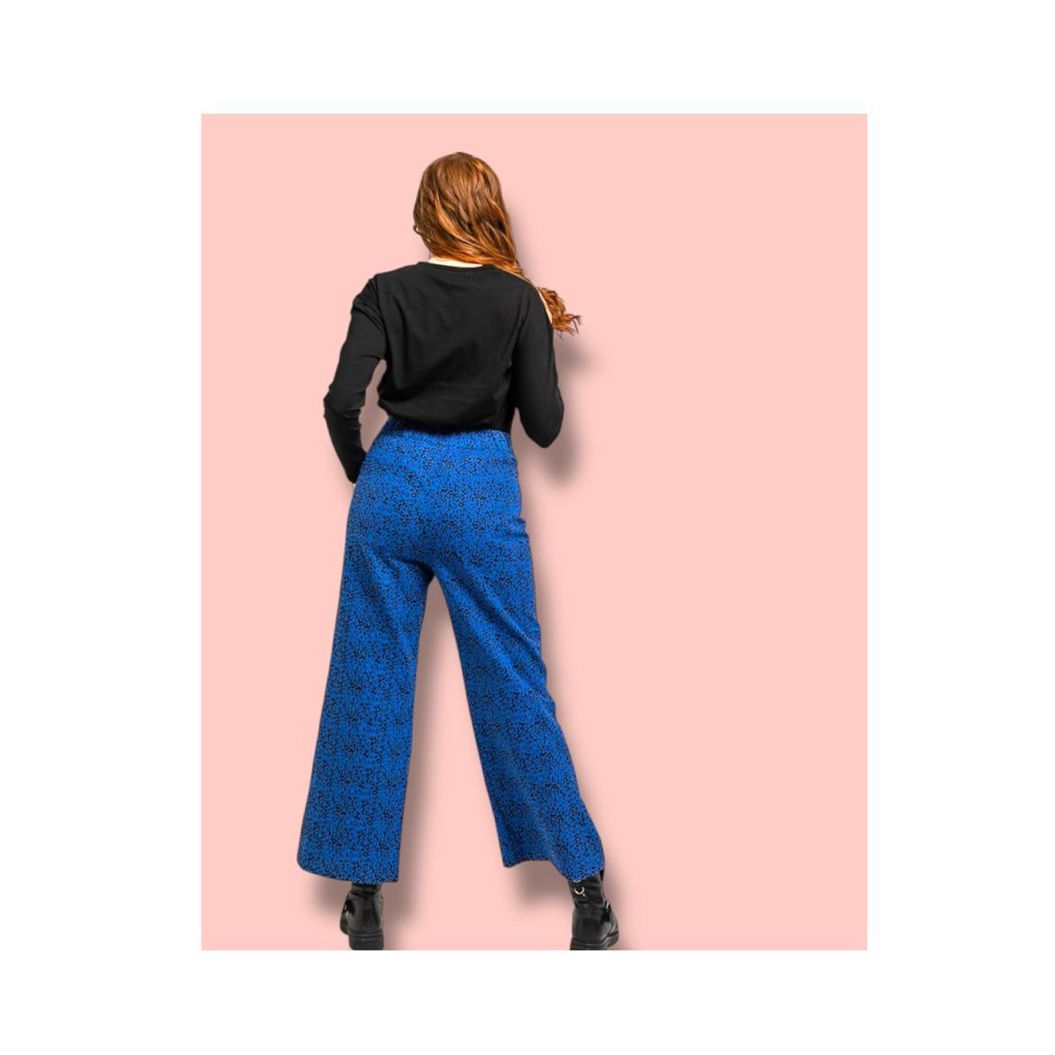Pantalón culotte animal print - Imagen 2