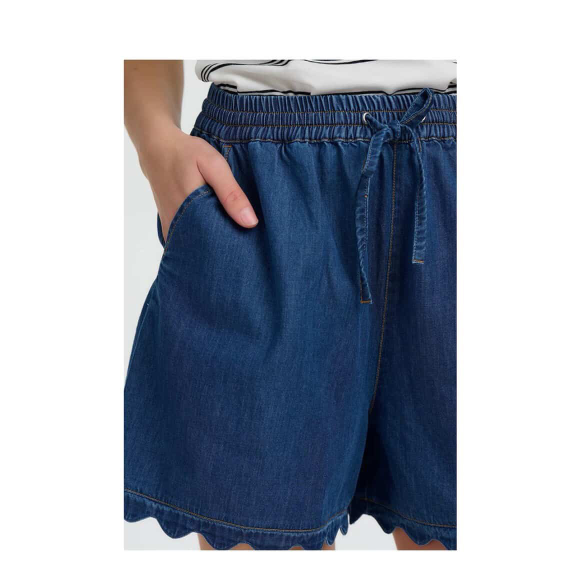Pantalón deep blue denim